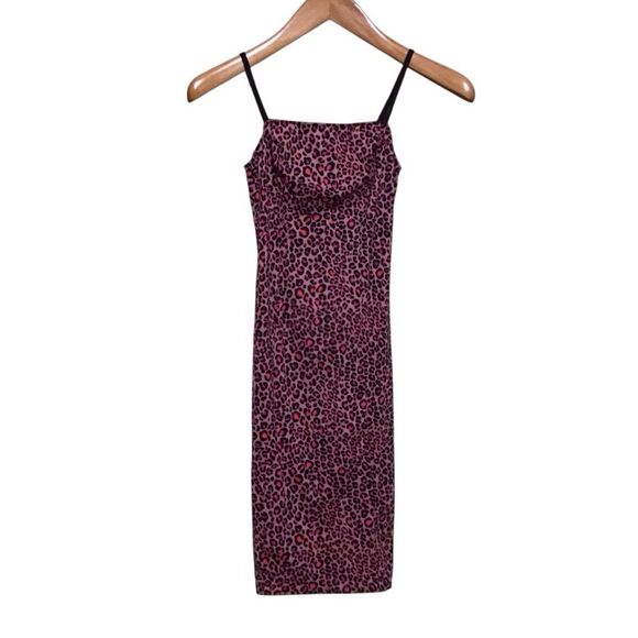 Victoria's Secret Pink Leopard Mini Dress XS Slip Nightie - Picture 1 of 5